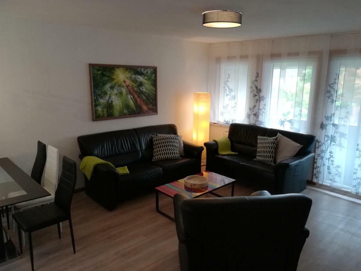 Ferienwohnung Am Reinhardswald - Eichenlaub - Mit Sauna Trendelburg Exteriör bild