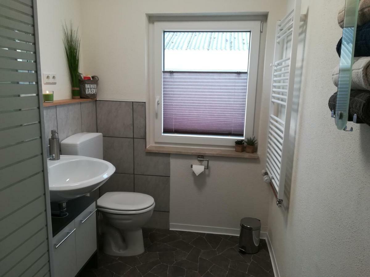Ferienwohnung Am Reinhardswald - Eichenlaub - Mit Sauna Trendelburg Exteriör bild